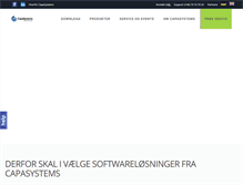 Tablet Screenshot of capasystems.dk